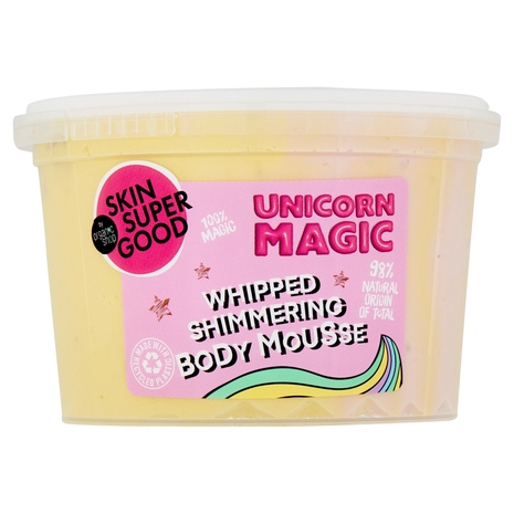 Skin Super Good Whipped Shimmering Body Mousse Unicorn Magic Rosewater/Vanilla & Unicorn tears 250ml